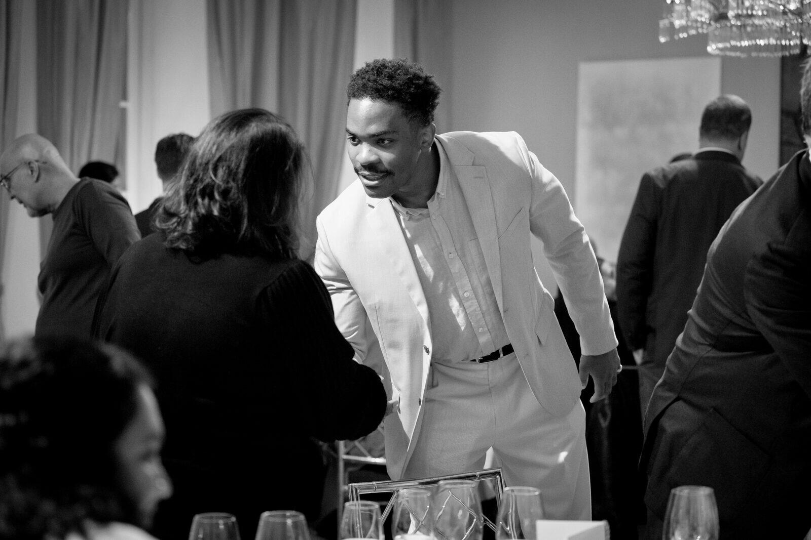 Kennedy Ekezie at an evening event